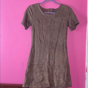 Suede Dress